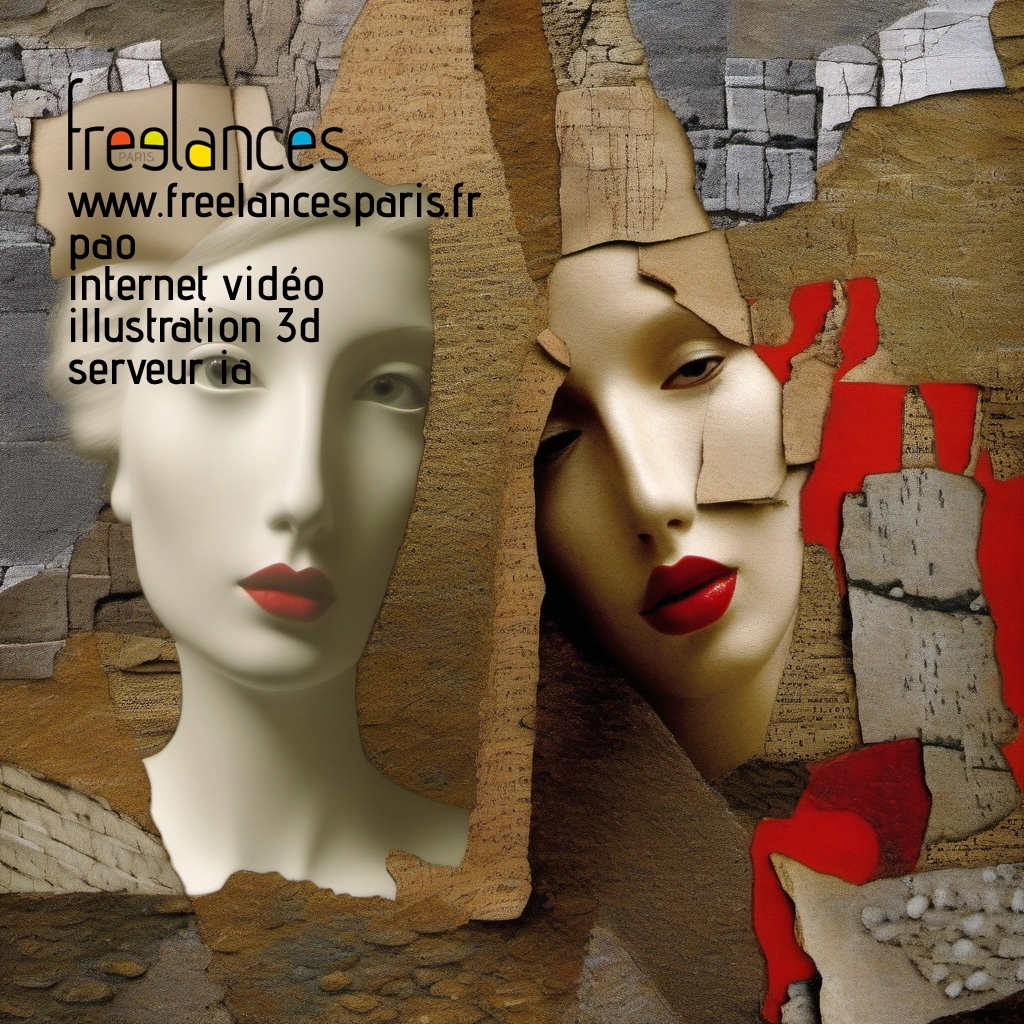 Pao mise en page internet vidéo illustration 3d serveur IA générative AI freelance paris studio de création magazines 49zqi4w0